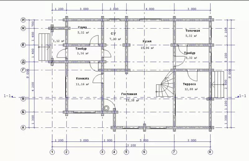 План первого этажа СДД-4