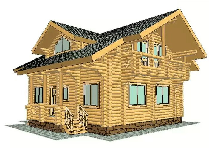 Проект деревянного дома СДД-6