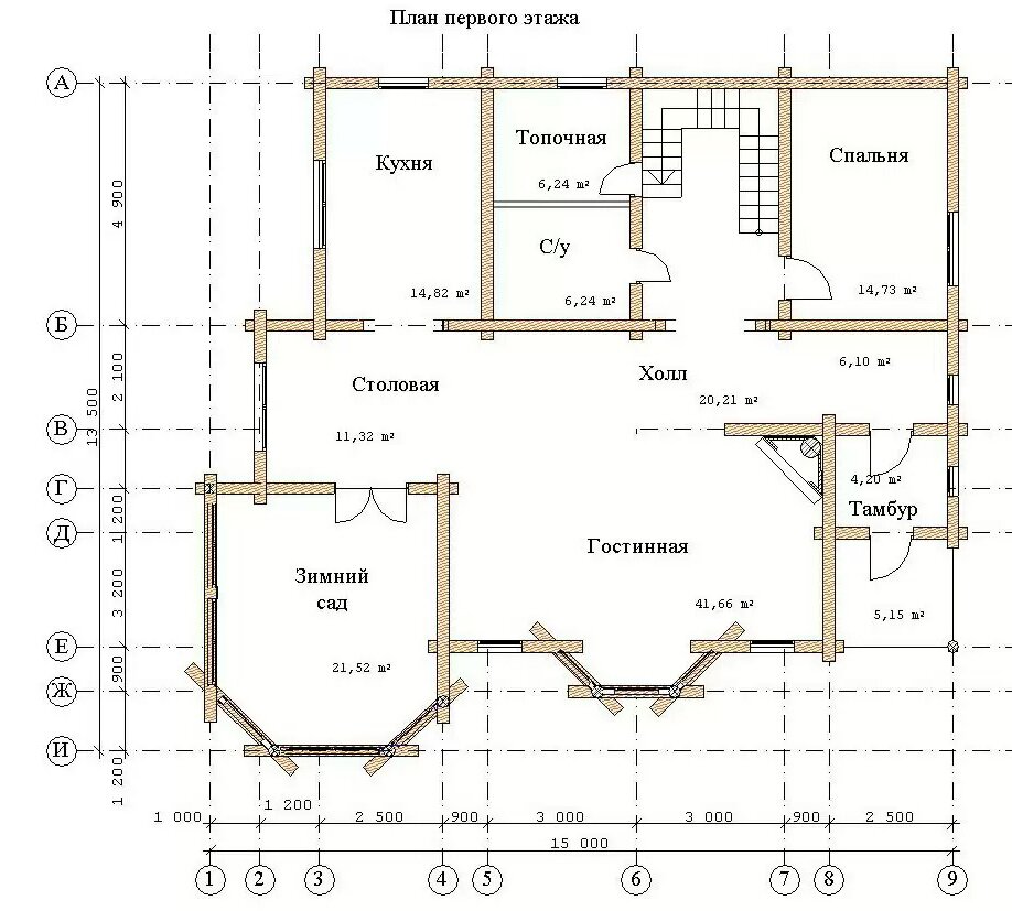 План первого этажа СДД-8