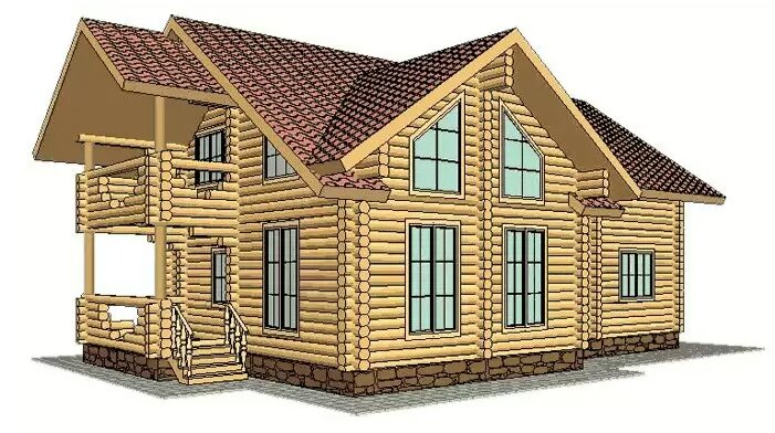 Проект деревянного дома СДД-9