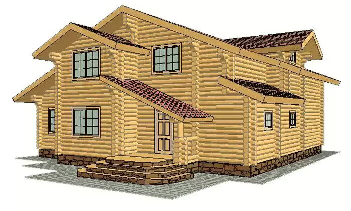 Проект деревянного дома СДД-10