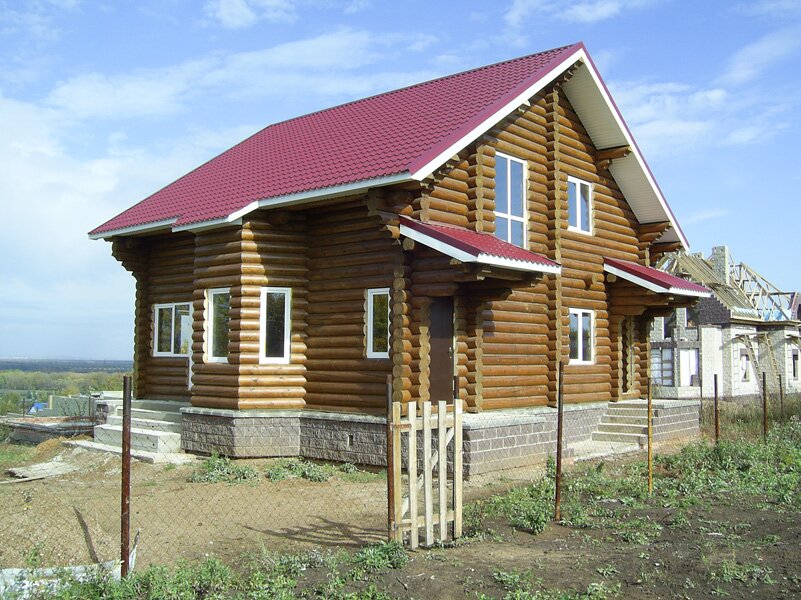 Строительство домов из оцилиндрованного бревна башкирия